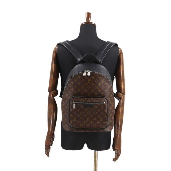 Louis Vuitton Monogram Macassar Josh NV Backpack Rucksack - Picture 9 of 9